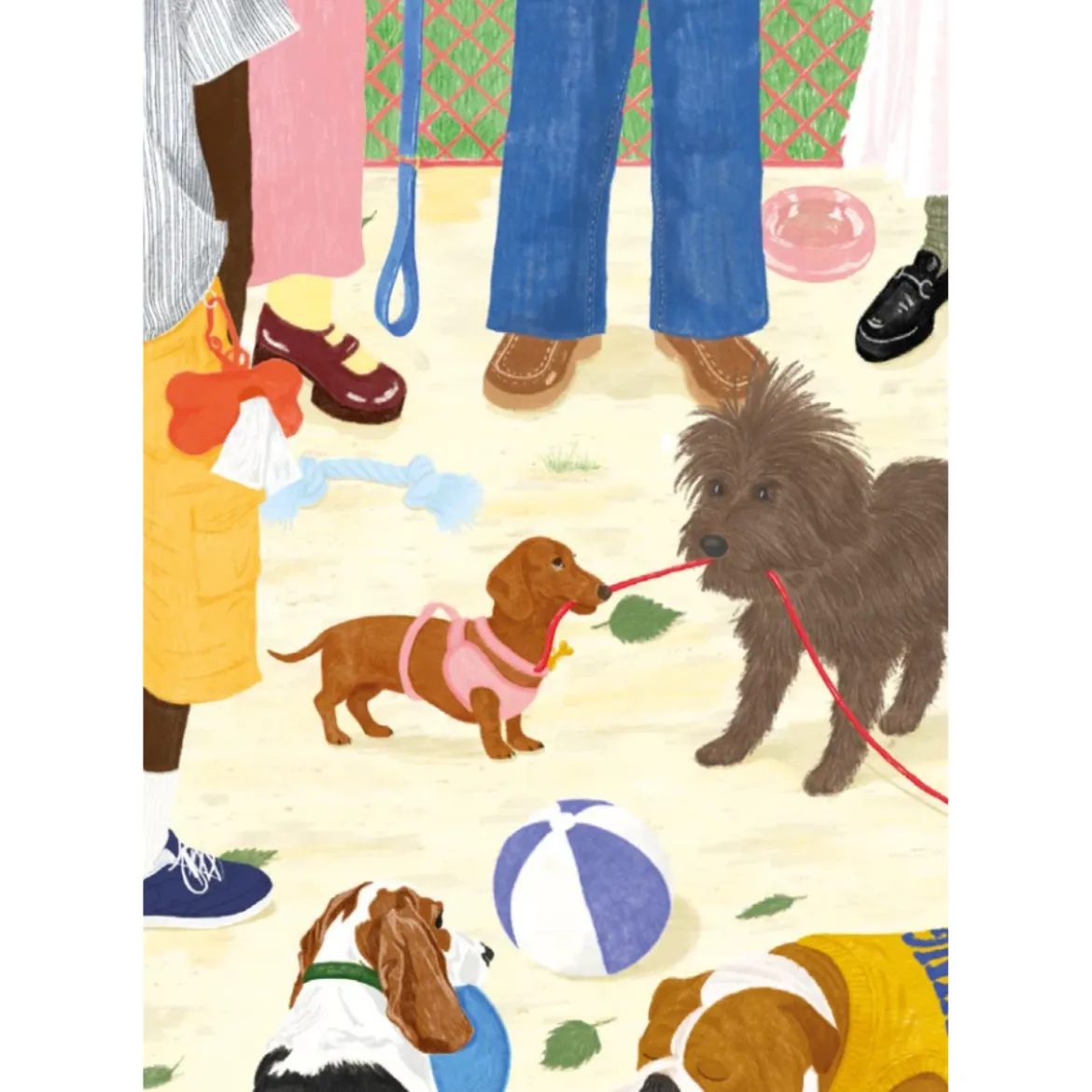 Puzzle Sortir le chien - 100 Pièces