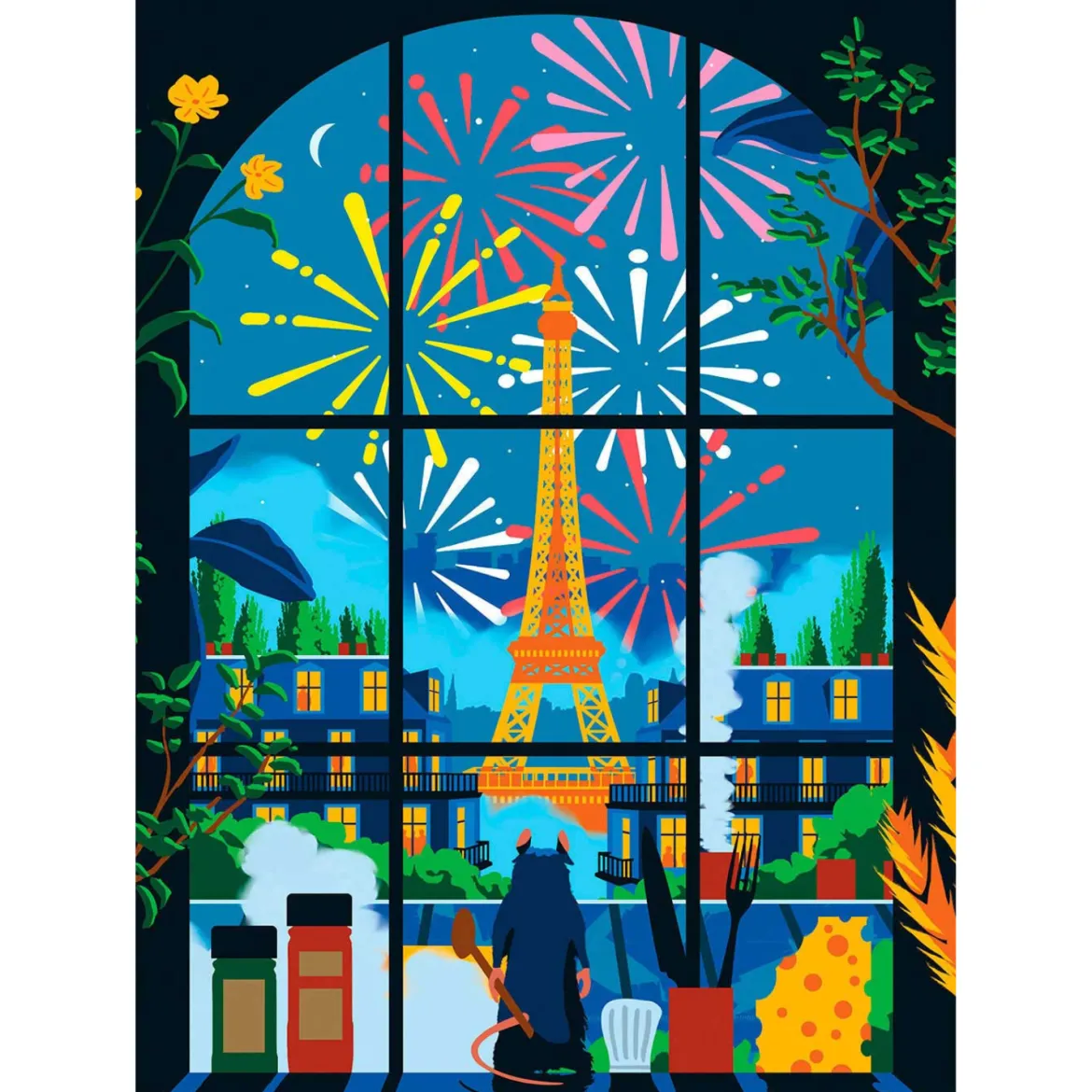 Puzzle Sous le Ciel de Paris - 500 pièces