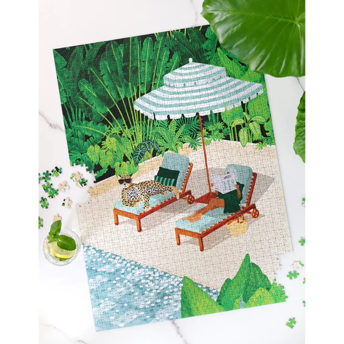 Puzzle Summer Pool - 1000 pièces
