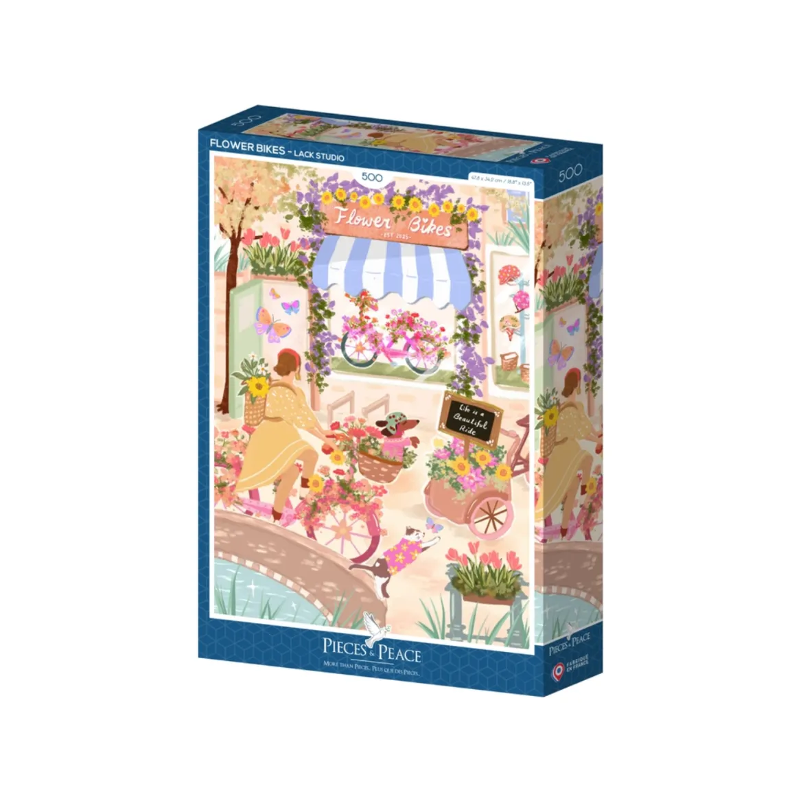 Puzzle Vélos Fleuris - 500 pièces