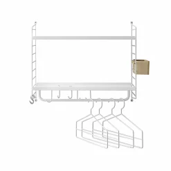 Rangement mural Hallaway - 58 x 50 x 30 cm - Blanc