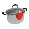 Repose-cuillère & Porte-couvercle casserole Rock Hand - Main Rouge