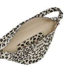 Sac banane L - Sasha Léopard écru