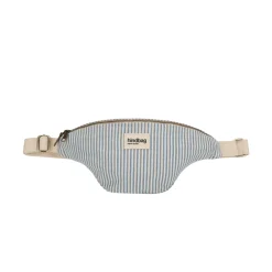 Sac Banane Olivia - Rayures Fines Bleu