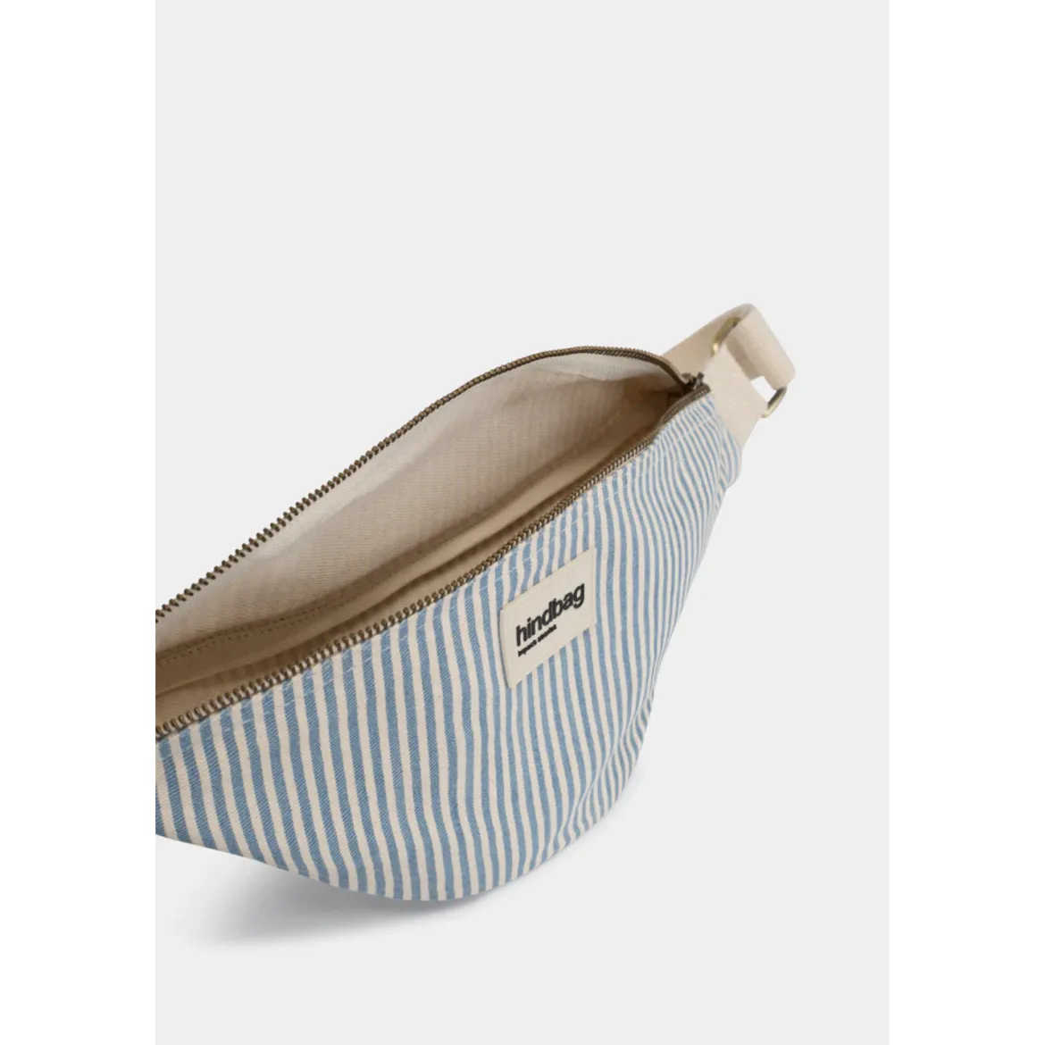 Sac Banane Olivia - Rayures Fines Bleu