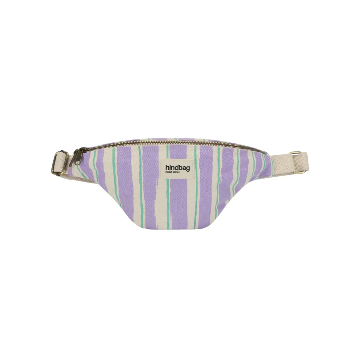 Sac Banane Olivia - Rayures Larges Violet