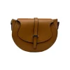 Sac bandoulière - Cuir Grainé Madelena Camel