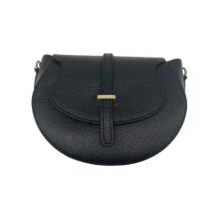 Sac bandoulière - Cuir Grainé Madelena Noir