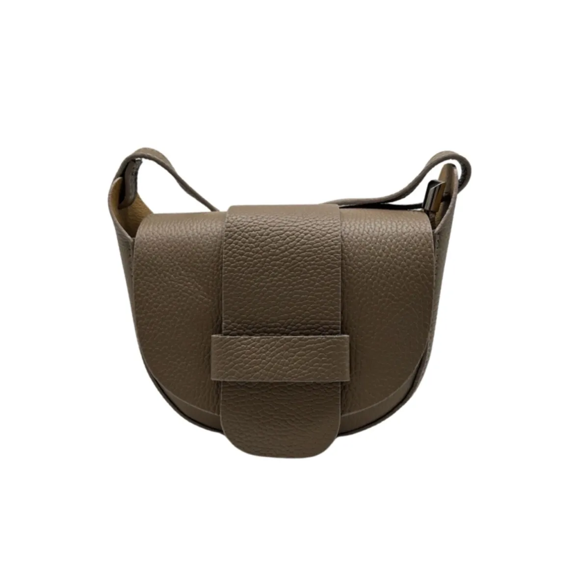 Sac bandoulière - Cuir Grainé Margot Taupe
