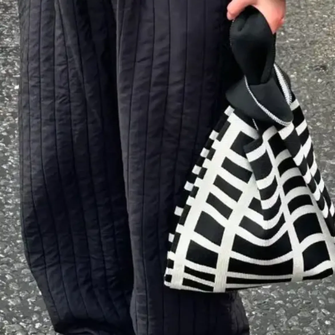 Sac Maille - Graphic Grid Noir