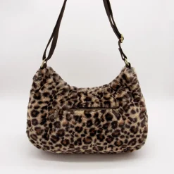 Sac Rosa Teddy en fourrure - Léopard