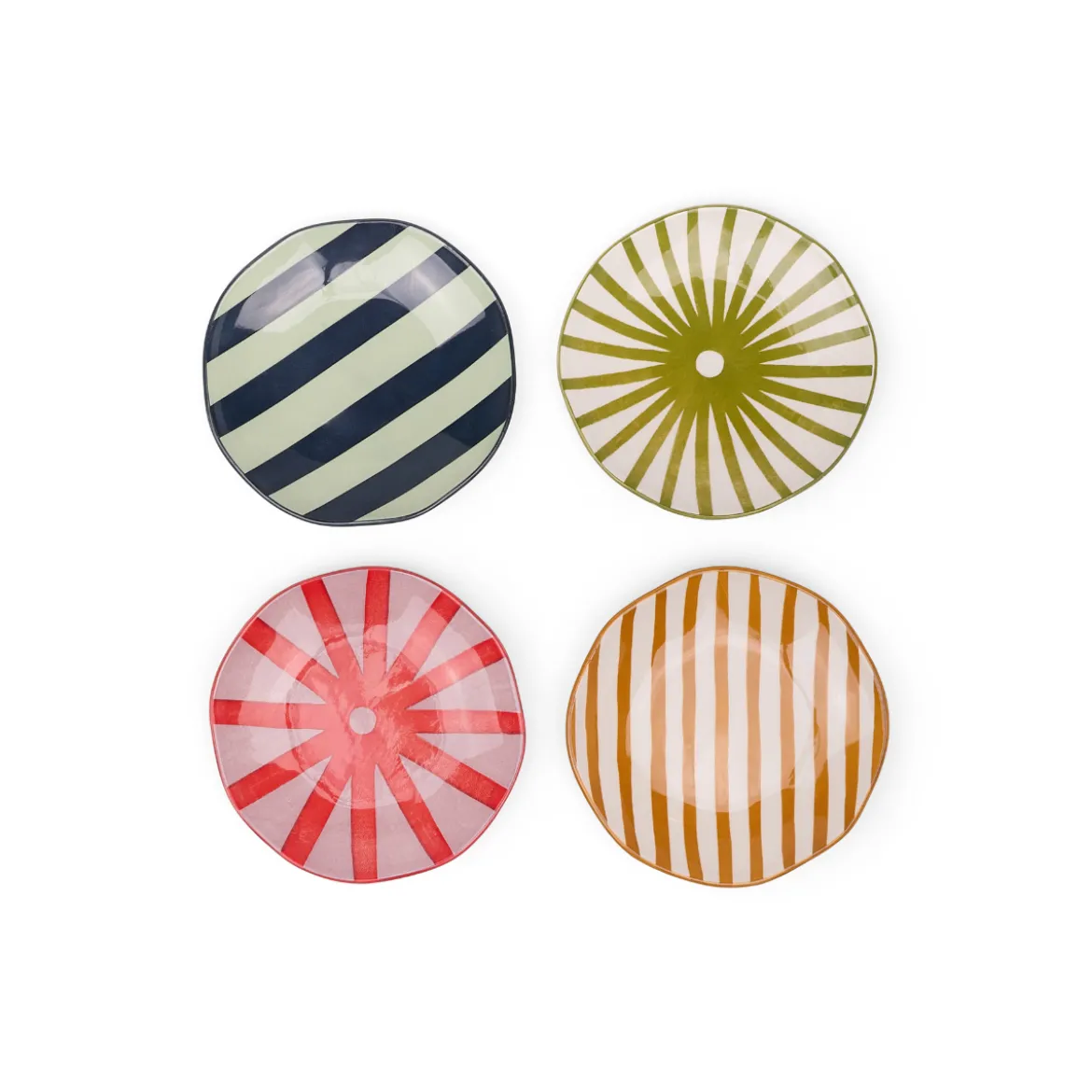 Set de 4 assiettes Aperitif Marley