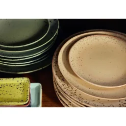 Set de 2 assiettes à dessert 70s ceramics - Grit