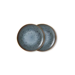 Set de 2 assiettes 70s ceramics - Mineral