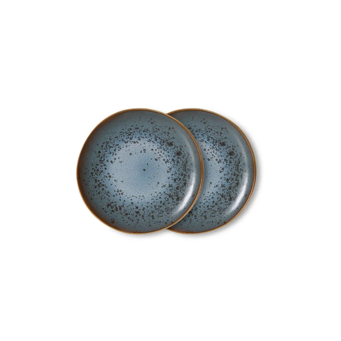 Set de 2 assiettes 70s ceramics - Mineral