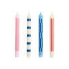Set de 4 Bougies Rose/Rouge/Bleu