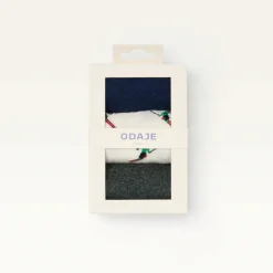 Set de 3 chaussettes Skieur - Marine Vert - 43/45