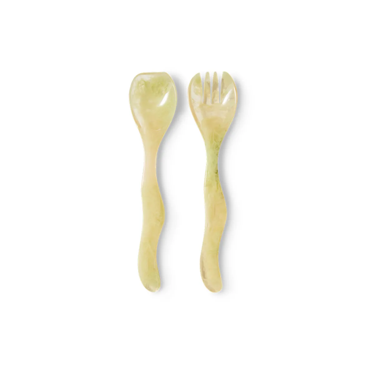 Set de 2 couverts à salade Mist Green