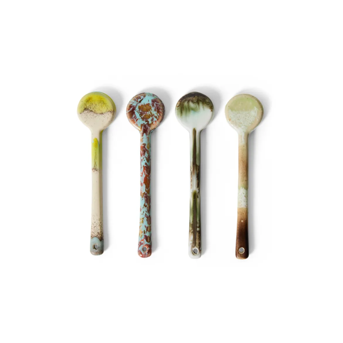 Set de 4 cuillères M 70s Blend