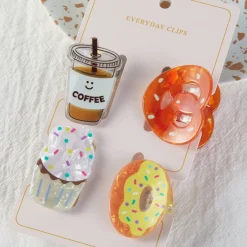 Set de 4 Mini Pinces - Café Friandises