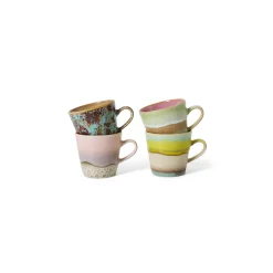 Set de 4 mugs Americano 70s Rococo
