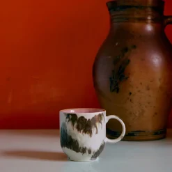 Set de 4 mugs café 70s Abrastract