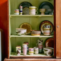 Set de 2 mugs latte 70s Fresco