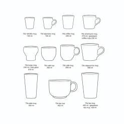 Set de 4 mugs Ristretto 70s Futurism