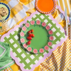 Set de table Biscotti à Carreaux - 38 cm x 48 cm - Kaki & Rose