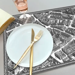 Set de table vinyle plan de Paris Turgot - Saint Germain