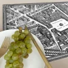 Set de table vinyle plan de Paris Turgot - Vendôme