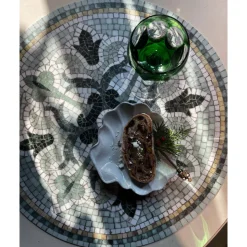 Set de table Vinyle Rond Mosaïque - Amanda