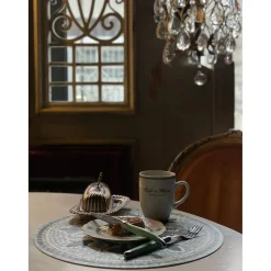 Set de table Vinyle Rond Mosaïque - Amanda