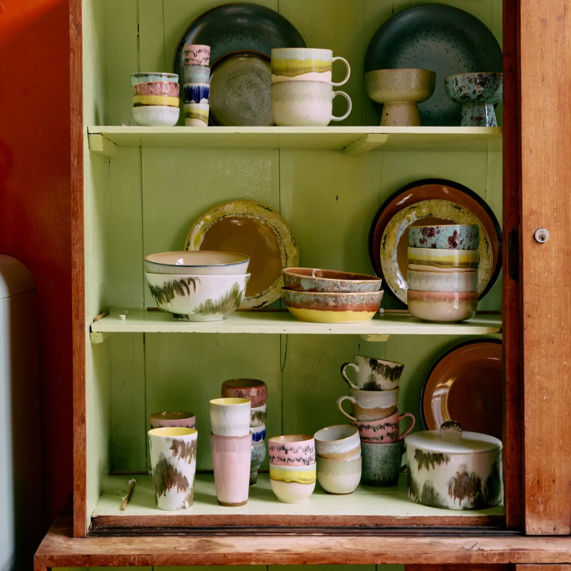 Set de 4 tasses café 70s Déco