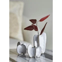 Set de 3 Vases Jayce Grés - Blanc