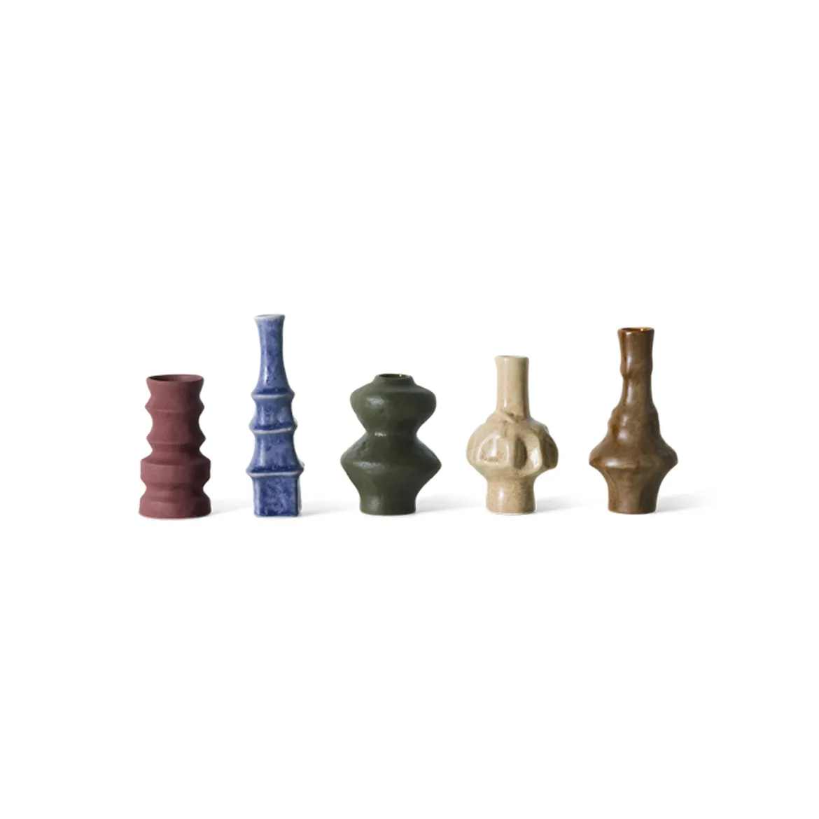 Set de 5 vases S 70s Ceramics - Palette