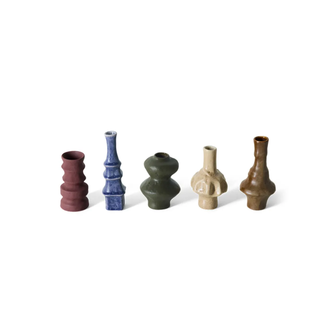 Set de 5 vases S 70s Ceramics - Palette