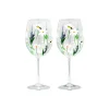 Set de 2 verres à vin - Springtime toast