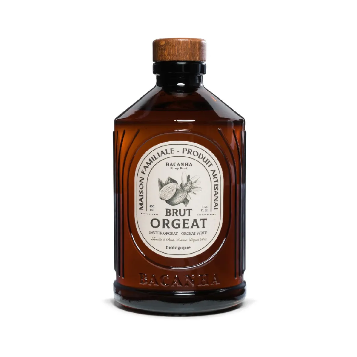 Sirop brut d'Orgeat Bio - 400 ml