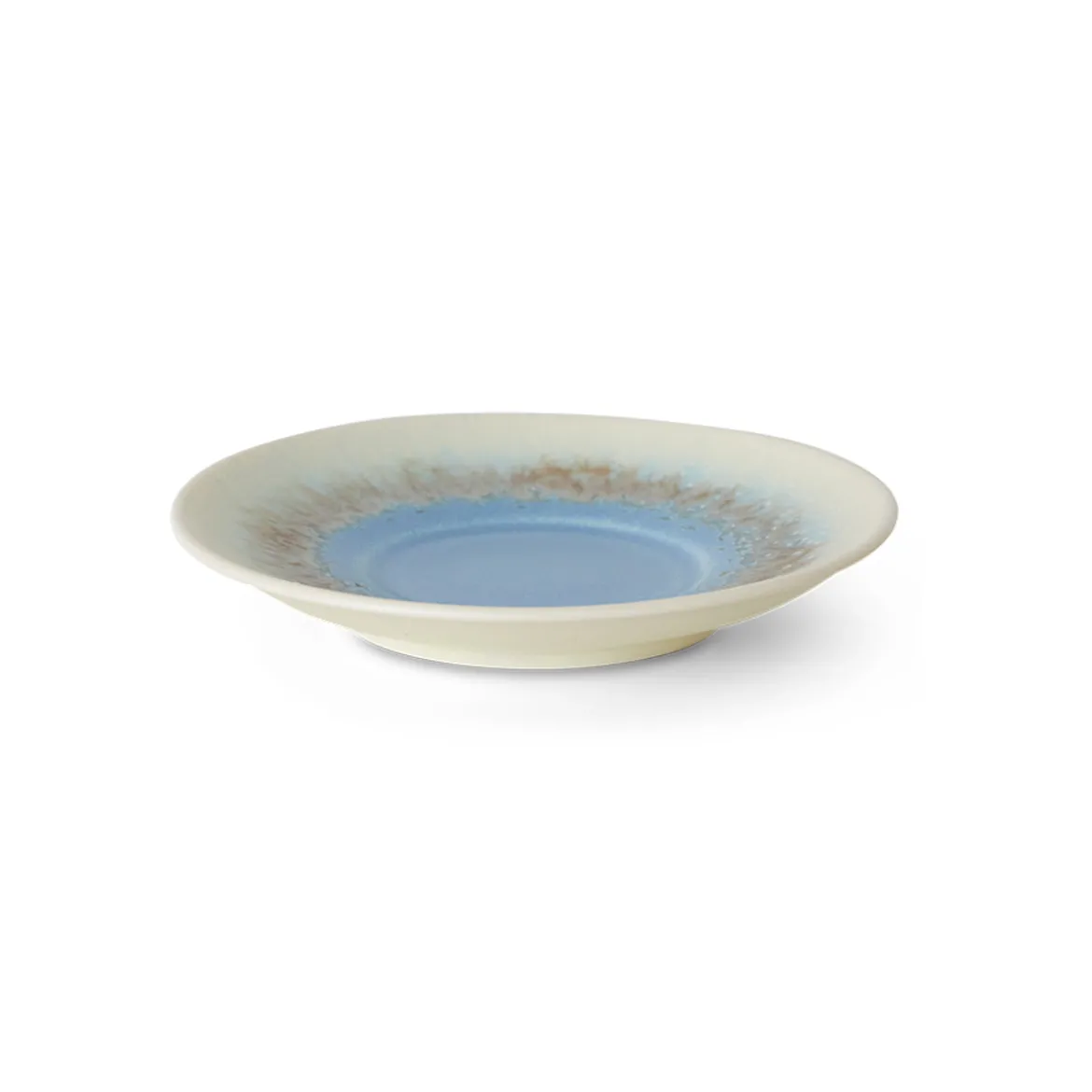 Soucoupe Azure 70's en Ceramique - Ø 11.5 cm