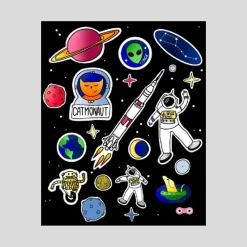 Stickers réfléchissants - Espace