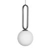 Suspension Cime Argent Globe 20 cm