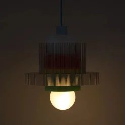 Suspension Gigi n°5 - Cable Bleu Ciel