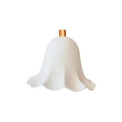 Suspension Lili en porcelaine biscuit - Ø 13 cm