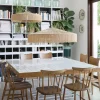 Suspension Parasol Franges - Ø 70 cm - Naturel