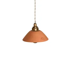 Suspension Pitchoun en Terre Cuite Rouge