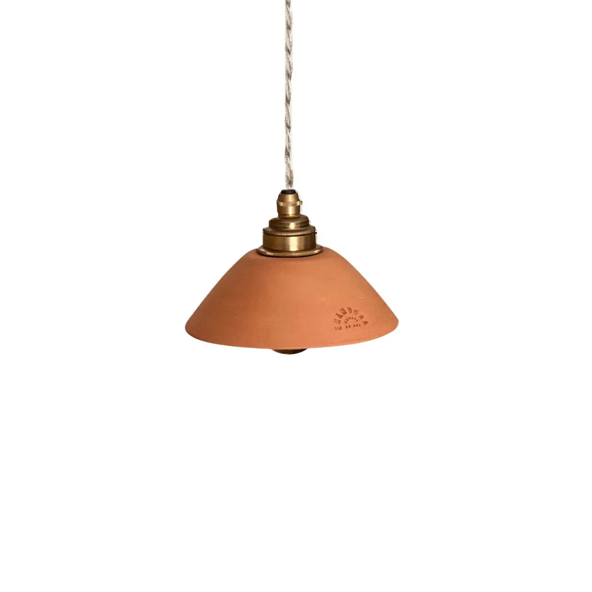 Suspension Pitchoun en Terre Cuite Rouge