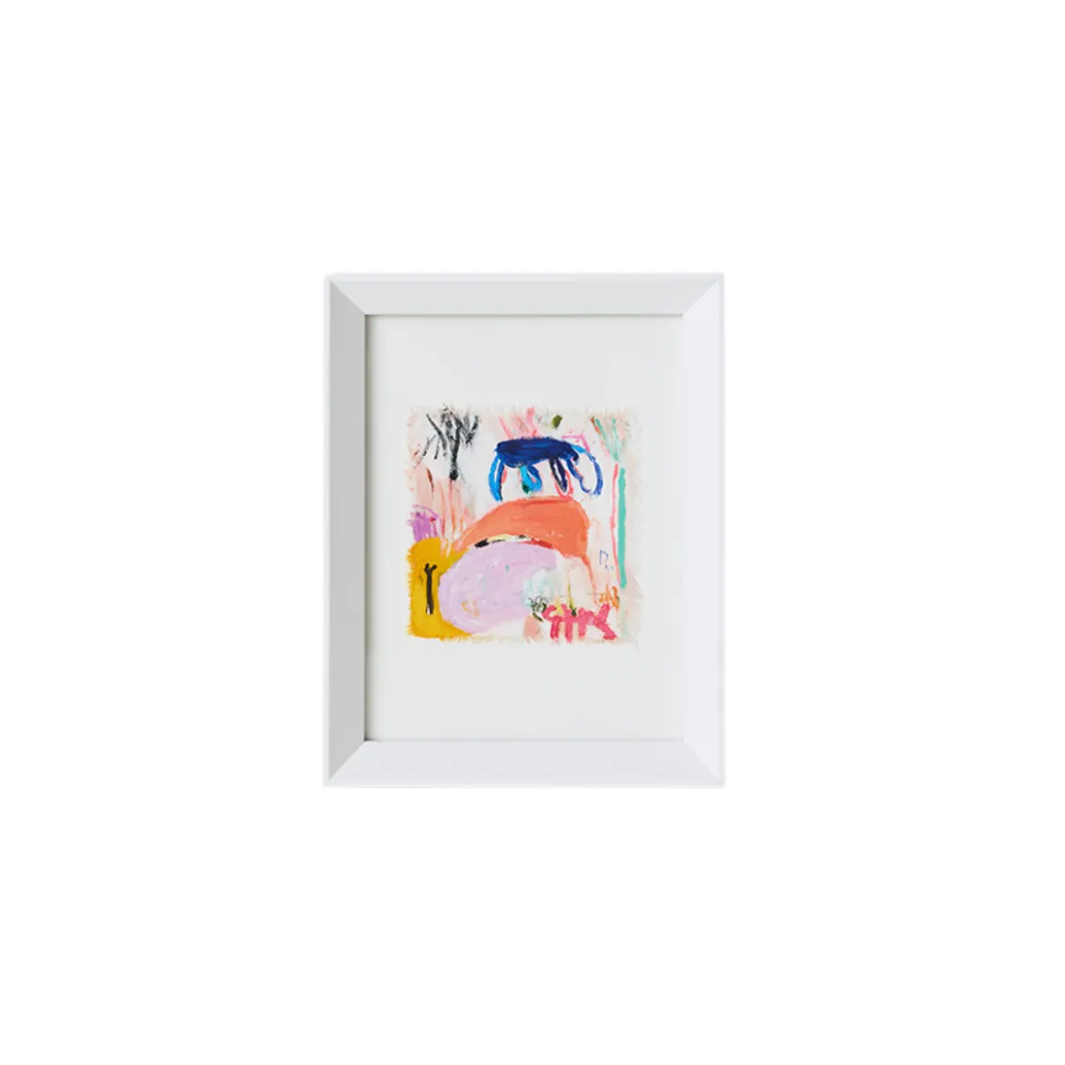 Tableau Abstrait Encadré - Scrawls