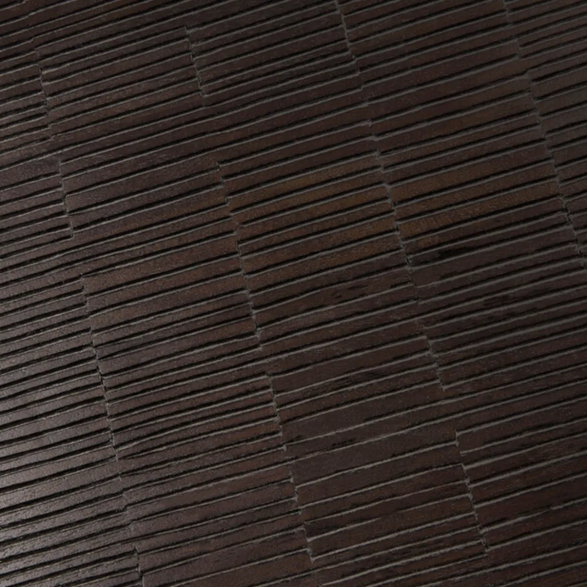 Table basse Grooves - Teck off Noir