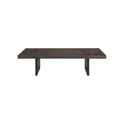 Table basse Grooves - Teck off Noir